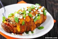 Zesty Buffalo Hasselback Roasties