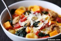 Hearty Sweet Potato Sausage and Kale Soup