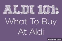 Aldi 101: Smart Shopping Essentials