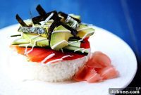 Philadelphia Cream Cheese Sushi Tower