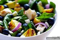 Tropical Grilled Chicken Avocado Salad