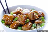 Sticky Sesame Chicken with Quinoa