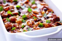 Southwest Chicken Pasta Bake