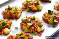 Crispy Loaded Smashed Potatoes