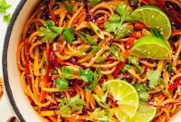 Kaleidoscope Peanut Noodles