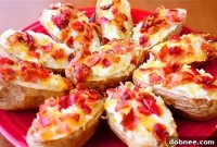 Creamy Blue Cheese Twice-Baked Potatoes