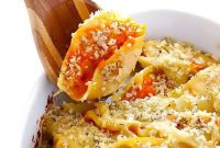 Golden Butternut Alfredo Shells Bake