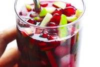 Vibrant Pomegranate Green Apple Sangria