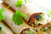 Effortless 5-Ingredient Chicken Guacamole Taquitos