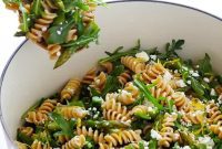 Zesty Arugula and Asparagus Pasta Salad