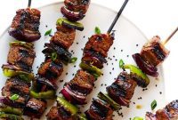 Savory Steak and Bell Pepper Skewers