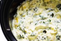 The Ultimate Slow Cooker Spinach Artichoke Dip