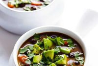 Hearty Slow Cooker Black Bean Soup