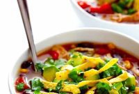 Comforting Slow Cooker Chicken Tortilla Soup
