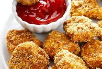 Crispy Almond Chicken Bites