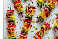 Tropical Sunset Chicken Skewers