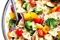 Vibrant Vegetable Pasta Salad