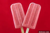 Creamy Strawberry-Lime Swirl Pops