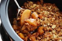 Warm and Wonderful Slow Cooker Apple Crisp