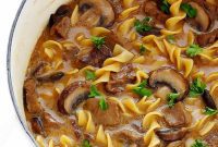 Creamy Beef Stroganoff Soup