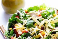 Zesty Santa Fe Salad with Peanut Vinaigrette