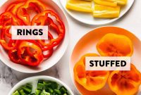 Cut Bell Peppers Like a Pro