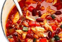Rapid 20-Minute Chipotle Chicken Chili