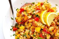 Bayou Shrimp Alfredo Bake