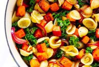 Caramelized Yam and Kale Noodles