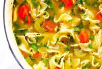 Vibrant Herb-Packed Chicken Noodle Soup