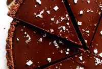 Salted Dark Chocolate Decadence Tart