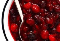 Golden Maple Cranberry Preserve