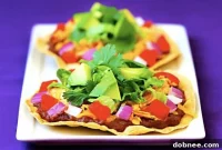 Vibrant Chicken Tostada Fiesta