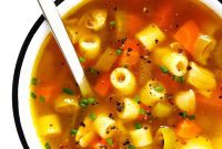 Zesty Pepperoncini Chicken Noodle Soup