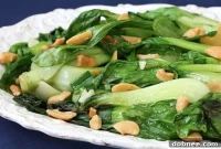 Savory Baby Bok Choy with Toasted Cashews