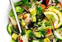 Tahini-Infused Ranch Avocado Chicken Salad