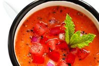 Refreshing Watermelon Gazpacho