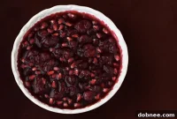 Vibrant Cranberry Pomegranate Sauce