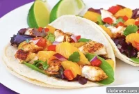 Healthy Fish Tacos and Mandarin Orange Salsa