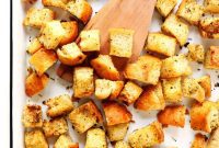 Golden Crunchy Croutons Made Easy