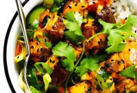 Bulgogi Steak Bowls with Zesty Cucumber Slaw