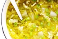 Savory Cabbage Egg Drop Soup
