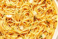 Classic Garlic and Olive Oil Spaghetti