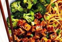 Aromatic Five-Spice Tofu and Sesame Noodles