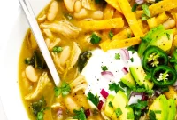Creamy Poblano Chicken Chili