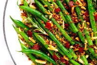 Crispy Bacon Crumb Green Beans