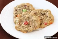 M&M Granola Crunch Cookies