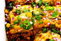 Southwest Zucchini Enchilada Bake