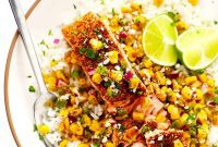 Zesty Salmon with Esquites Street Corn