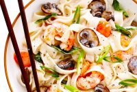 Fragrant Lemongrass Coconut Shrimp Noodles